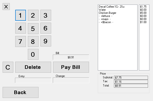 Point of Sale – Visual Basic Program | Jake Duffie Audio